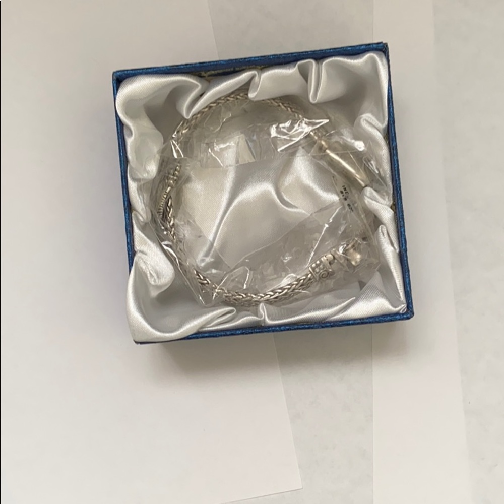 Bali Legacy Sterling Silver Buckle Bracelet